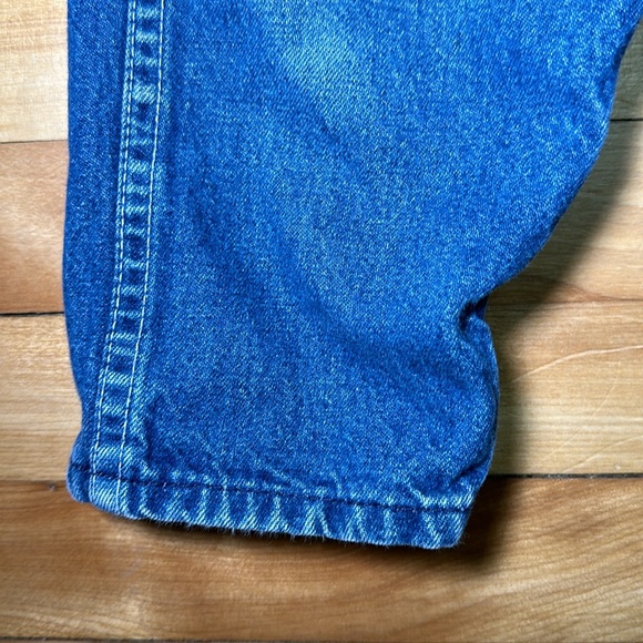 VINTAGE Oshkosh B’Gosh Vestback Blue denim overalls 3T - Picture 4 of 11